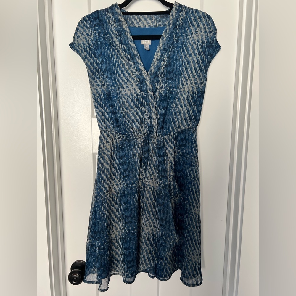 Converse One Star: Mini Dress: V-neck: Blue: Small